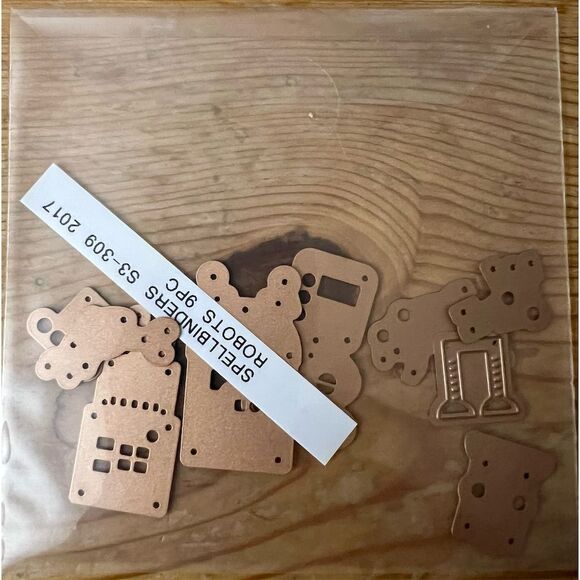 Spellbinders Die D-Lites Robots 9 Piece Cutting Dies Set S3-309 - Picture 2 of 3